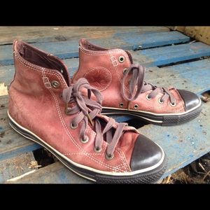 Converse All-Star Brown Leather Chuck Taylor Shoes